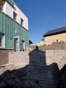 Bricks being layed at the new Wexford Rape Crisis Building