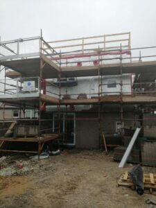 More Building Progress with scaffolding of new Wexford Rape Crisis Building