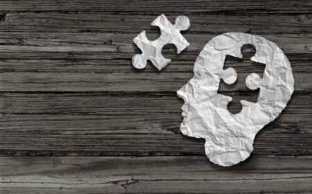 A head with a Missing Puzzle Piece